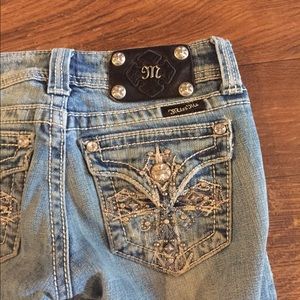 Miss me jeans bootcut distressed size 24
